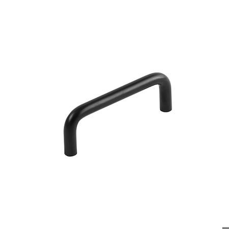 Hickory Hardware Wire Pulls Collection Pull 3 Inch Center to Center Matte Black Finish PW553-MB